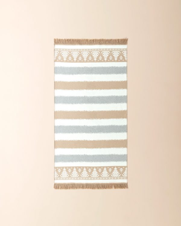 Тъкан килим с ресни Octave - Madame Coco