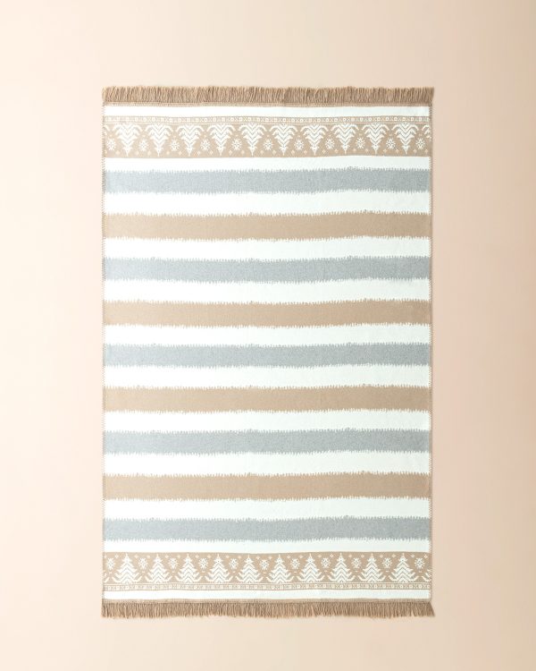 Octave тъкан килим с ресни - Madame Coco